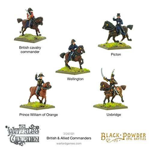 Warlord Games, Batallas épicas de Black Powder: Comandantes Napoleónicos británicos y aliados