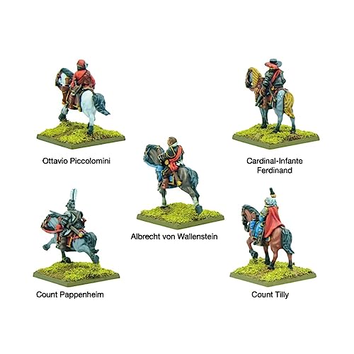 Warlord Games Imperialist Commanders - Miniaturas de plástico a escala épica para polvo negro altamente detalladas treinta años Wa Era para juegos de guerra de mesa