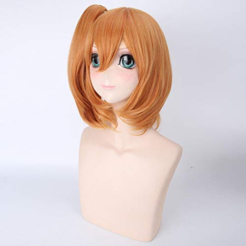 WHBHD LoveLive Kousaka Honoka Wig Love Live Cosplay Props Sintético Peluquería Partido Películas Pelucas Comic con Carnaval Wear Ponytail