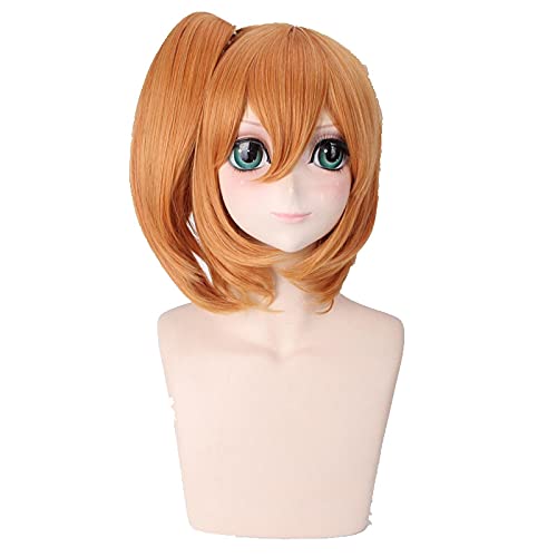 WHBHD LoveLive Kousaka Honoka Wig Love Live Cosplay Props Sintético Peluquería Partido Películas Pelucas Comic con Carnaval Wear Ponytail