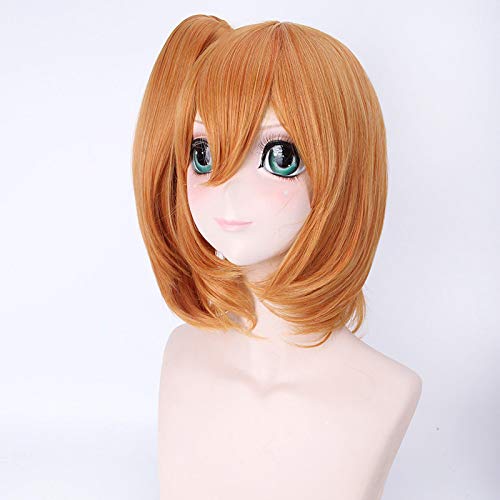 WHBHD LoveLive Kousaka Honoka Wig Love Live Cosplay Props Sintético Peluquería Partido Películas Pelucas Comic con Carnaval Wear Ponytail