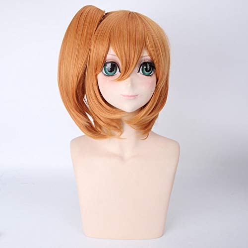 WHBHD LoveLive Kousaka Honoka Wig Love Live Cosplay Props Sintético Peluquería Partido Películas Pelucas Comic con Carnaval Wear Ponytail