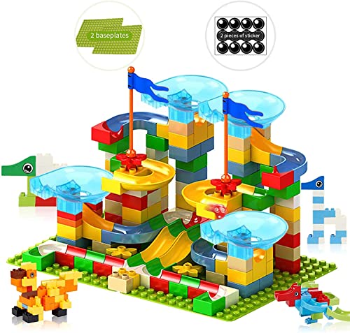 WYSWYG Bloques de construcción grandes 178 piezas, compatibles con Lego Duplo Juego de piedras, regalo para niños y niñas, para niños a partir de 3-14 años