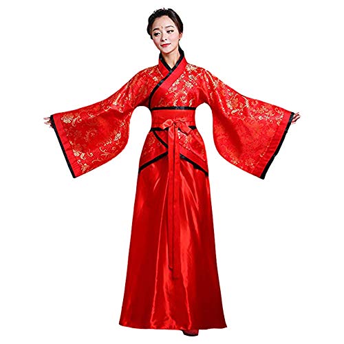 Xinvivion Chino Hanfu - Antiguo Tradicional Traje Tang Falda de Hada Costume Rendimiento Etapa Vestido para Mujer