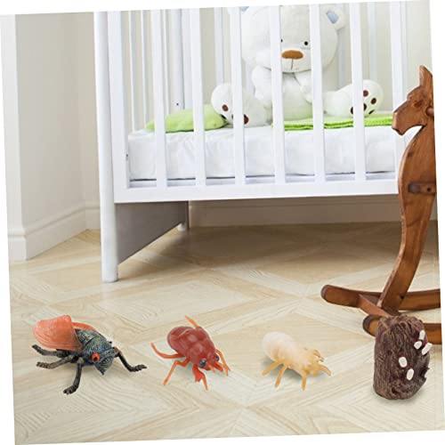 Yardwe 4 Juegos Ciclo Animal Simulado Juegos De Figuras De Juego Juguete De Crecimiento Kit De Cultivo De Insectos Cifras del Ciclo De Vida Ciclo Vital Oceano Alumno El Plastico Bicicleta