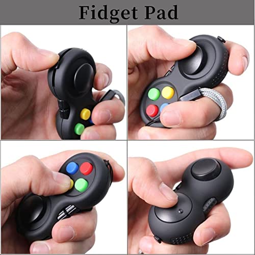 Yeefunjoy Juguete Antiestrés Stress Cube, Juego de 3 Juguetes para Fidget, Fidget Cubo Infinito Cubo Fidget Pad Fidget Toy Cube Retro Controller para ADHS Niños y Adultos Anti-ansiedad Anti-Stress