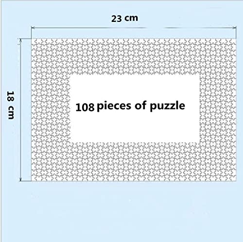 Yingxin34 Rompecabezas para adultos y niños, 108 piezas, galaxia blanca, rompecabezas de estilo de pintura único, 18 x 23 cm