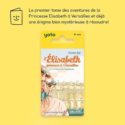 Yoto Elisabeth Princesse à Versailles 1 - Le Secret de l'automate - Tarjeta de Audio Francesa para niños para Usar con Yoto Player y Mini Reproductor de Audio Todo en 1, para niños a Partir de 8 años