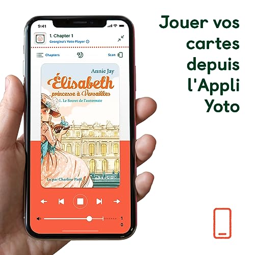 Yoto Elisabeth Princesse à Versailles 1 - Le Secret de l'automate - Tarjeta de Audio Francesa para niños para Usar con Yoto Player y Mini Reproductor de Audio Todo en 1, para niños a Partir de 8 años