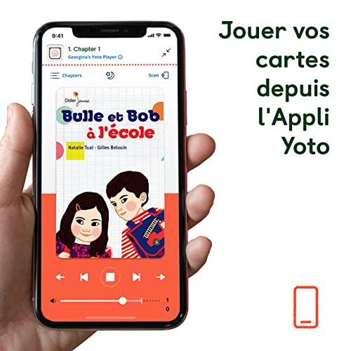 Yoto Les Aventures de Bulle et Bob – Tarjeta de audiolibro en francés para niños para Usar con Yoto Player y Mini Reproductor de Audio Todo en 1, para niños a Partir de 3 años