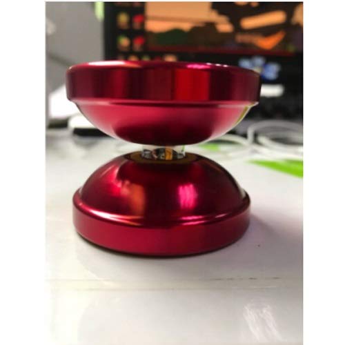 YoYo Competitivo Aluminio YoYo Ball Juguetes de Anime para Niños Rojo Llama Adecuado para Cumpleaños Infantiles