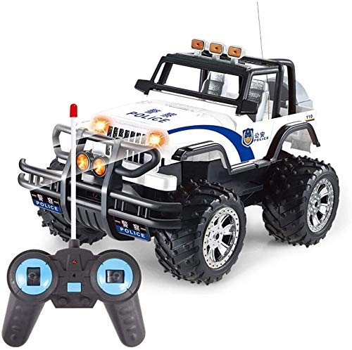 YQGOO 1:14 RC Cars Race Buggy Off Road Rock Vehicle Remote Control Crawlers Chariot Truck Gifts for Boys Girls Birthday Christmas (Color : Police Car,)