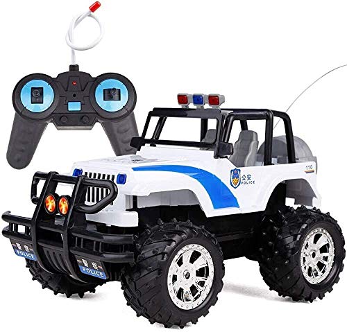 YQGOO 1:14 RC Cars Race Buggy Off Road Rock Vehicle Remote Control Crawlers Chariot Truck Gifts for Boys Girls Birthday Christmas (Color : Police Car,)