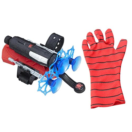 YQkoop Spider Web Shooter, Creative Hero Guantes Launcher Toy Set Niños Cosplay Movie Web Shooters Accesorios de disfraces Plástico Web Slinger Muñeca Juguetes Favores de fiesta para niños niñas