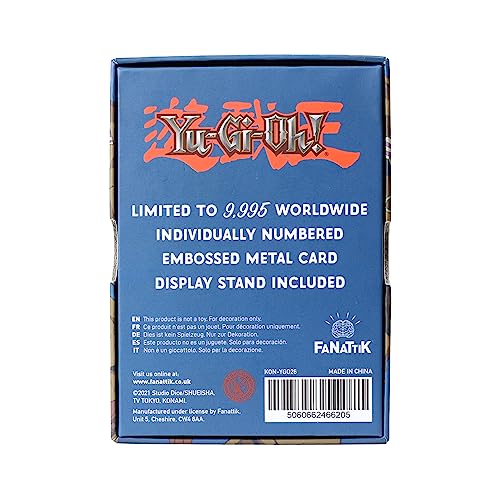 YU-GI-OH! KON-YGO26 Edición Limitada Metal Coleccionable Exodia The Forbidden One, Plata