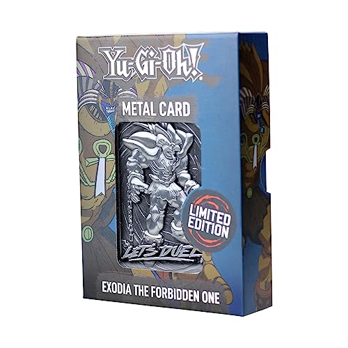 YU-GI-OH! KON-YGO26 Edición Limitada Metal Coleccionable Exodia The Forbidden One, Plata