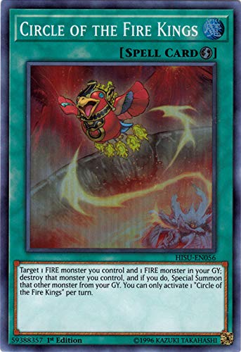 Yu-Gi-Oh! Singles - Círculo de los Reyes del Fuego - HISU-EN056 - Súper Raro - 1ª Edición - Invocadores ocultos