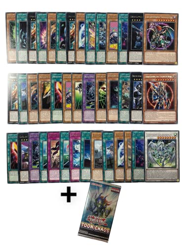 Yugioh! 50 tarjetas diferentes rares (escritura brillante) alemán + Jinzo, mago oscuro, mago oscuro para niña o niña de ojos azules w dragón + 1 Yugioh Booster aleatorio + protección de envío