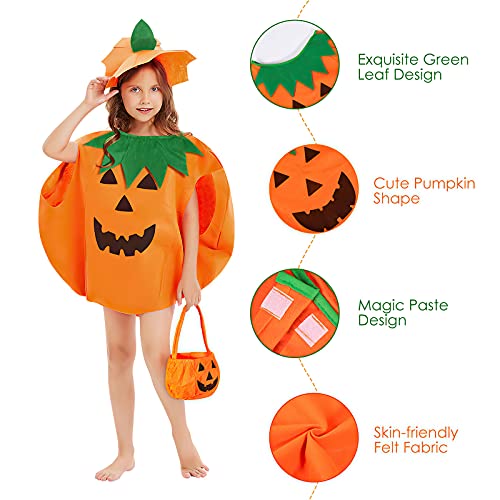 yumcute Disfraz de calabaza para Halloween, disfraz unisex con divertida calabaza, disfraz de cosplay, ropa de fiesta, carnaval, divertida, para niños y adultos