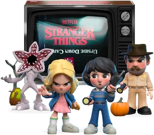 YuMe Figura de acción oficial de Netflix Stranger Things Surprise Upside Down Capsules Vintage Blind Box de los años 80, regalos coleccionables para coleccionistas, juguetes, mercancía (2 unidades)