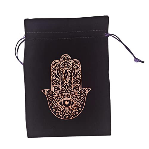 Zceplem Almacenamiento misteriosas para Cartas Tarot | Tarot Deck Bag Franela para Cartas Tarot, Joyas, cosméticos, Dados - Tarot Cards Holder Almacenamiento