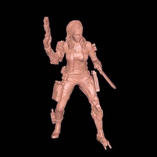 ZEDACA 1/64 Figura Profesional mercenario Miniatura Hombre Mujer Modelo Garaje Kit Debe ser Coloreado por Usted Mismo-#4