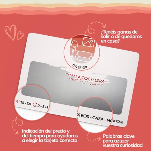 ZENAGAME Citas con tu Pareja - El Juego de Cartas para Rascar con 33 Planes de Actividades y Citas en Pareja - Regalo Romántico para Parejas - Actividades Divertidas y Aventuras