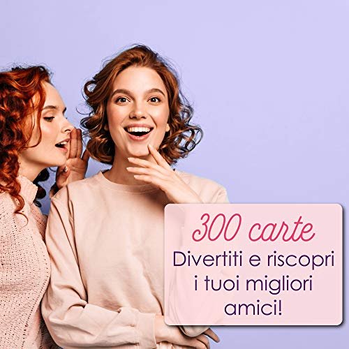 ZENAGAME Girls Fever - Gioco di Carte per Ragazze - 300 Carte - Girls Game Gioco da Tavola per Feste tra Ragazze, Giochi di Società - Regalo Perfetto da Donna Ragazza