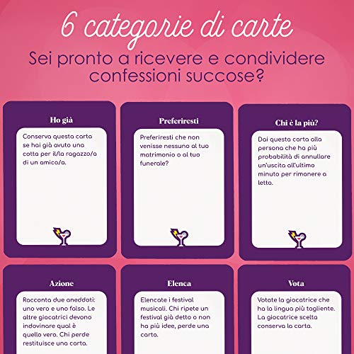 ZENAGAME Girls Fever - Gioco di Carte per Ragazze - 300 Carte - Girls Game Gioco da Tavola per Feste tra Ragazze, Giochi di Società - Regalo Perfetto da Donna Ragazza