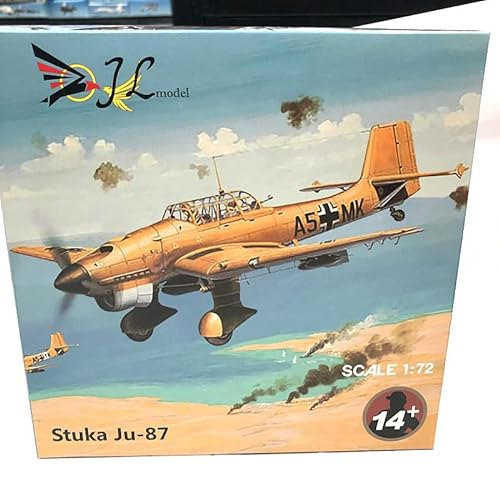 ZEZEFUFU 16 cm escala 1/72 Segunda Guerra Mundial Fuerza Aérea Alemana Stuka Ju-87 Bomber Modelo Metal Militar Avión Modelo