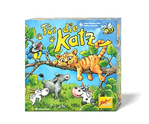 Zoch 601105158 para el Gato – el Divertido Juego de Habilidad de Trabajo en Equipo con Ojos vendados, de 2 a 5 Jugadores, para niños a Partir de 4 años