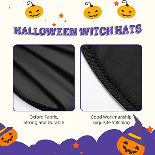 ZORIN Sombrero de bruja de Halloween para adultos, sombreros de mago, disfraz retro, símbolo de naipes, sombrero de brujas, decoraciones de Halloween, accesorio de disfraz para Halloween, fiesta de