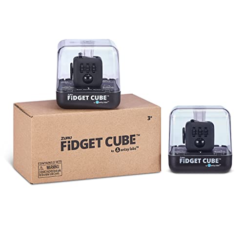 ZURU Fidget Cube Paquete de 2 Buzones Negro