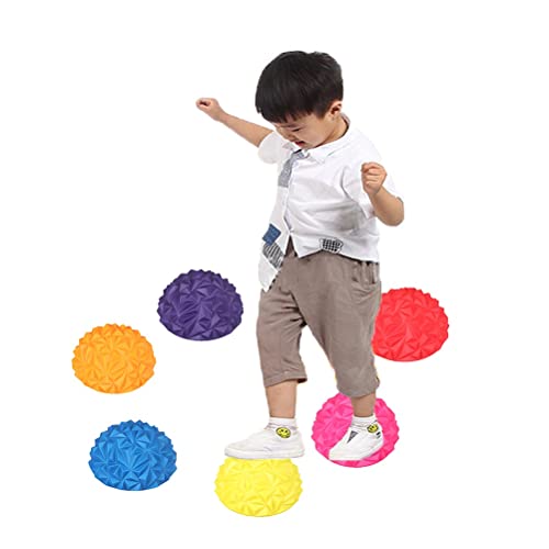 1 PCS Escalones De Equilibrio para Niños, Escalones De Media Cúpula Estilo Erizo, Juguete De Entrenamiento De Integración Sensorial para Jardín De Infantes (Color : Green, Size : 3PCS)