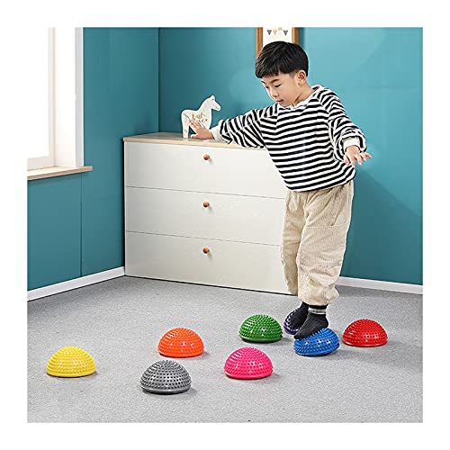 1 PCS Piedras Escalonadas De Equilibrio para Niños, Vainas De Equilibrio-Piedras Escalonadas De Media Cúpula Estilo Erizo, Juguete De Carrera De Obstáculos para Jardín De Infantes