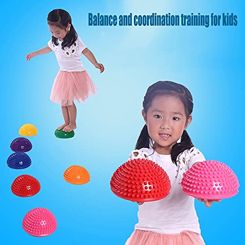 1Pcs Balance Stepping Stones for Niños, Balance Pods - Stepping Stones De Media Cúpula Estilo Erizo, Carrera De Obstáculos De Jardín De Infantes (Color : Blue, Size : 2PCS)