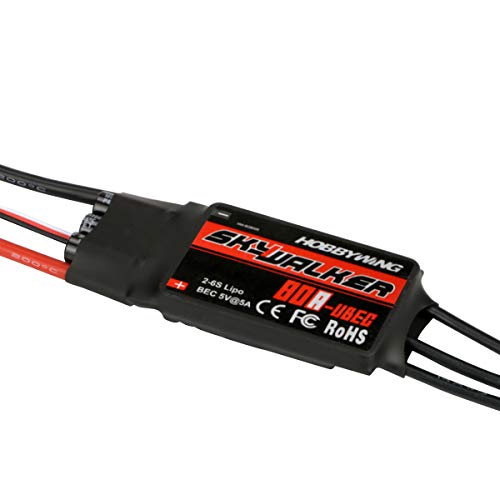 20A 30A 40A 50A 60A 80A Controlador de velocidad sin escobillas ESC BEC para RC Avión Quadcopter Helicóptero