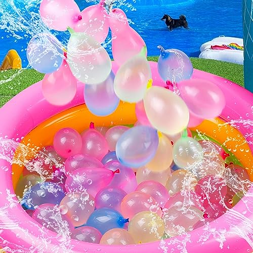 333pcs Globos de Agua 60 Segundos Autosellables Llenado Ultra Rápido Coloridos Bombas de Agua para Fiestas Globo de Agua para Batalla de Agua para Fiesta al Aire Libre Jardin Playa, Exteriores