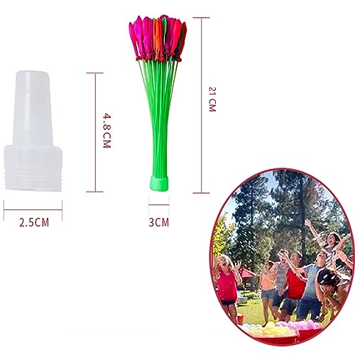 333pcs Globos de Agua 60 Segundos Autosellables Llenado Ultra Rápido Coloridos Bombas de Agua para Fiestas Globo de Agua para Batalla de Agua para Fiesta al Aire Libre Jardin Playa, Exteriores