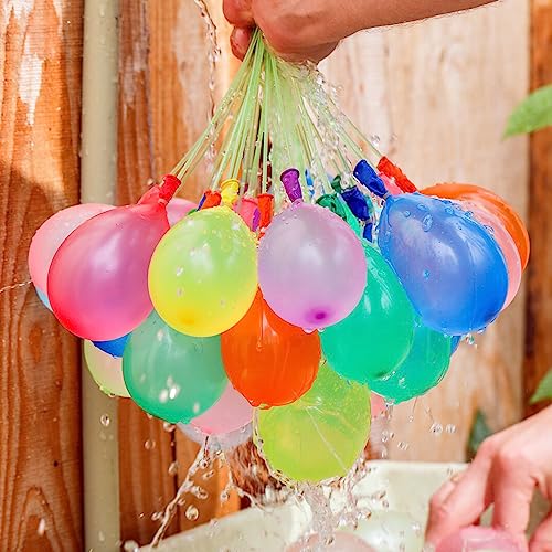 333pcs Globos de Agua 60 Segundos Autosellables Llenado Ultra Rápido Coloridos Bombas de Agua para Fiestas Globo de Agua para Batalla de Agua para Fiesta al Aire Libre Jardin Playa, Exteriores