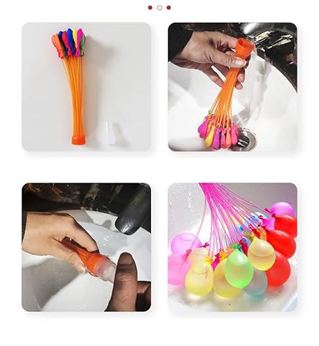 333pcs Globos de Agua 60 Segundos Autosellables Llenado Ultra Rápido Coloridos Bombas de Agua para Fiestas Globo de Agua para Batalla de Agua para Fiesta al Aire Libre Jardin Playa, Exteriores