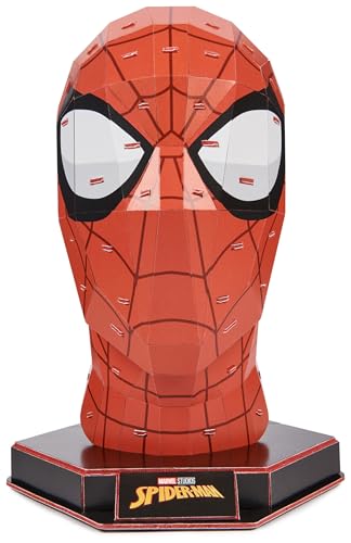 4D Build Kit de Maqueta de Rompecabezas en 3D de Spider-Man de Marvel, 82 Piezas, para Decoración de Escritorio, Juguetes de Construcción, Rompecabezas en 3D para Adultos y Niños a Partir de 12 Años