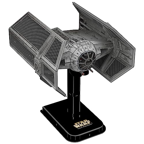 4D Build - MAQUETA TIE FIGHTER ADVANCE - Puzzle Star Wars 3D - Juguetes de Star Wars - Maquetas Juego Construcción Caza Estelar - Puzzles para Adultos y Niños - 6068507 - Juguetes Niños 10 Años +