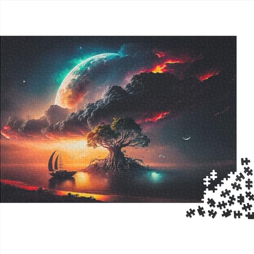 A Colorful Universe Puzzle 500 Piezas Adultos - Universe Star Rompecabezas Adultos - Puzzle Adultos para Ejercitar La Lógica Y La Coordinación Sensorial - Juegos Educativos 500pcs (52x38cm)