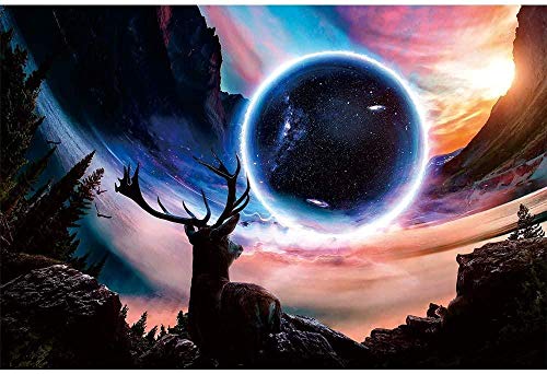 A-Generic Black Hole Adult Jigsaw Children Puzzles 1000 Pieza Adecuado Forintelectual Desarrollo de niños Regalo de cumpleaños Especial de Navidad Decoración del hogar