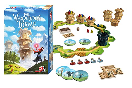 ABACUSSPIELE 03221 Die wandelnden Türme, Juego Familiar, Juego de Mesa