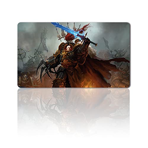 Abaddon The Despoiler - MTG Alfombrilla de juego + bolsa de gratis, com zonas de cartas, juego de cartes coleccionables, alfombrilla de mesa, alfombrilla de ratón, tamano 60 x 35 cm