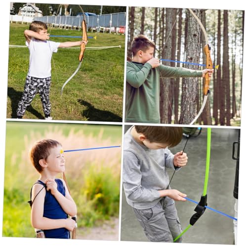 ABOOFAN 12 Piezas Flechas De Reemplazo Flecha De Práctica para Jugar Jugando Flecha De Juguete Flecha De Tiro Flechas De Practica Deportiva Juego Plastico PVC Niño Deportes Arco y Flecha