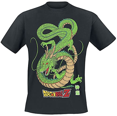 ABYstyle - DRAGON BALL - Camiseta - Hombre - Shenron - Negro (S)