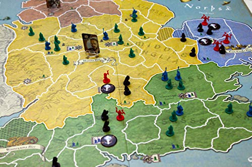 Academy Games - Birth of Europe 878 Vikings Invasion of England - Board Game - Ages 12 and Up - 2-4 Players - English Version